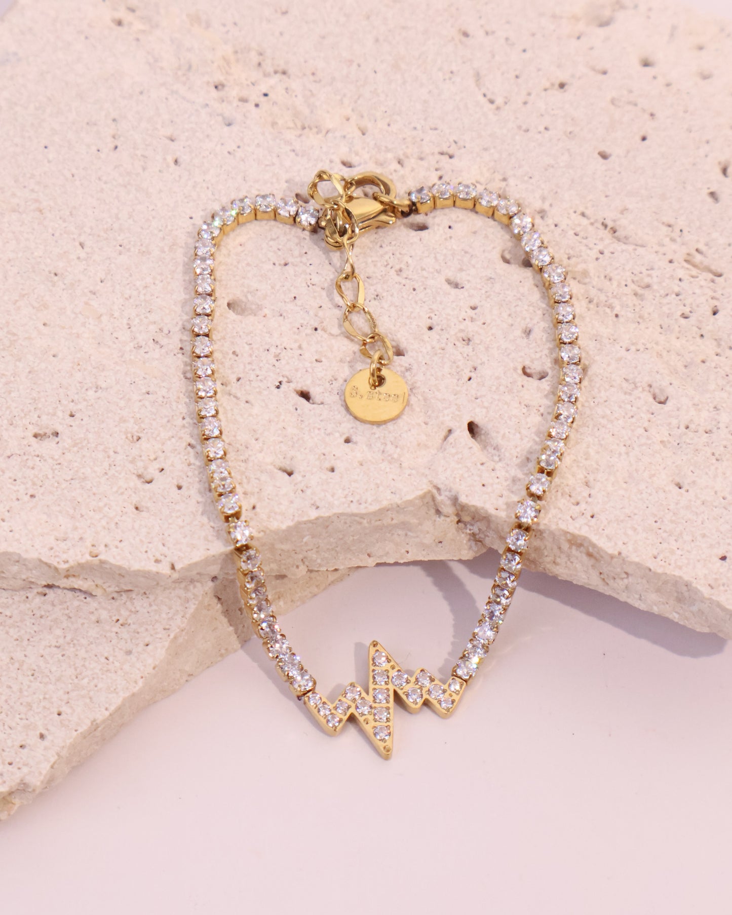 Zirabelle Heart Wave Chain Bracelet✨💗